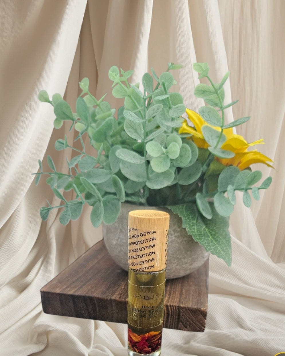 Rose Oil under eye