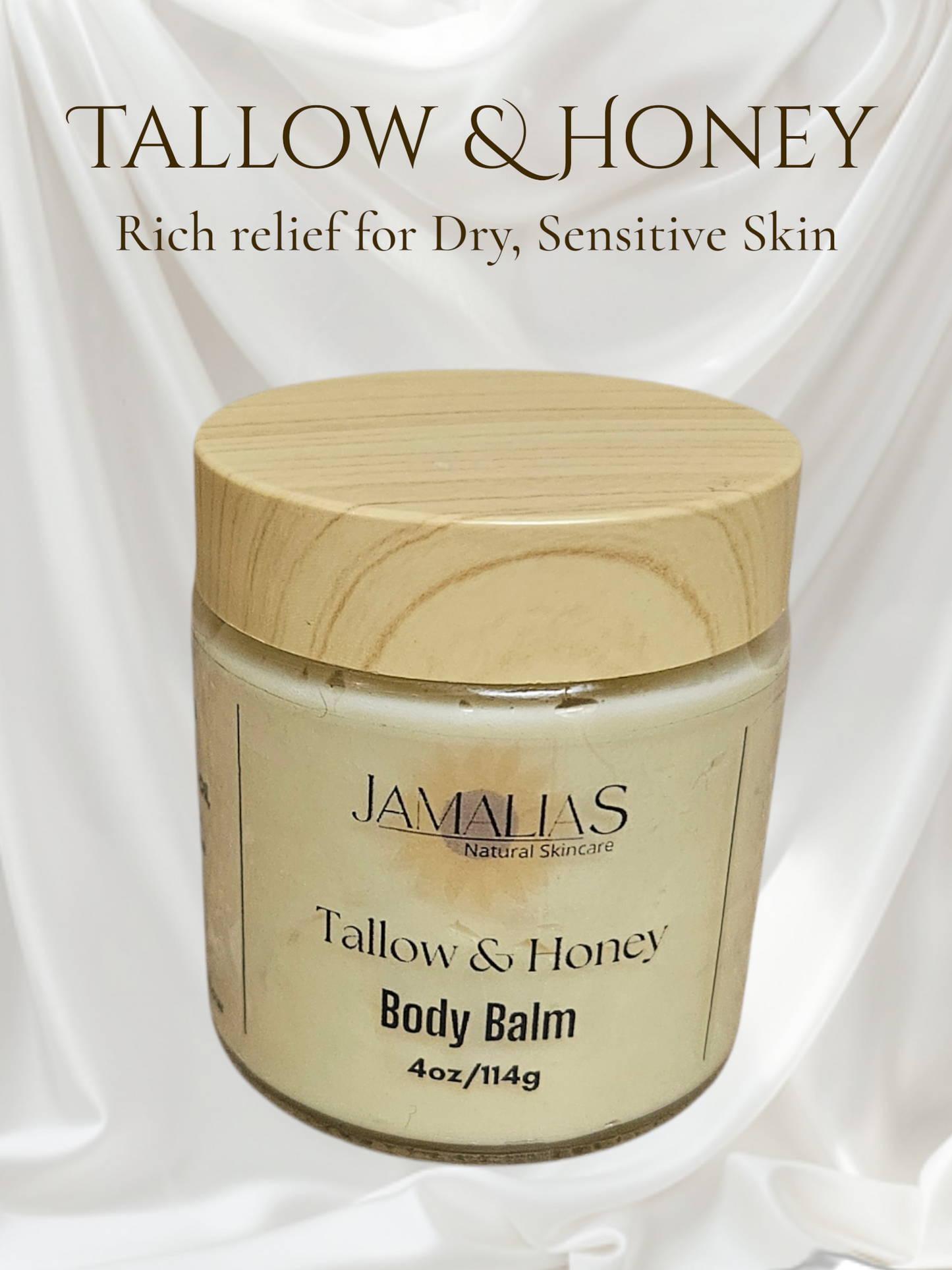 Tallow & Honey Balm (Eczema Safe) Uncented